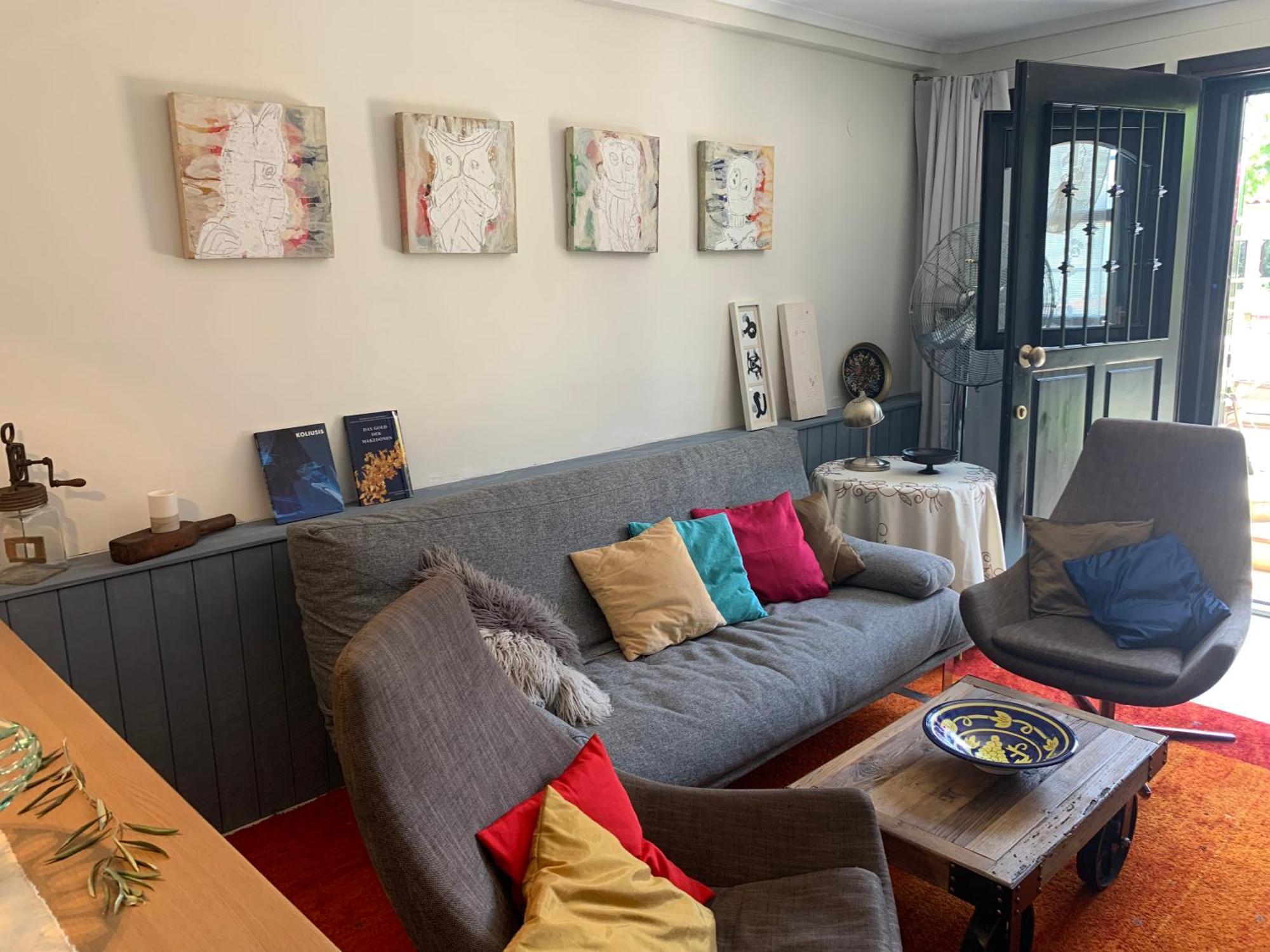 Gemuetliches Appartement In Ano Poli Tesalonika Bagian luar foto